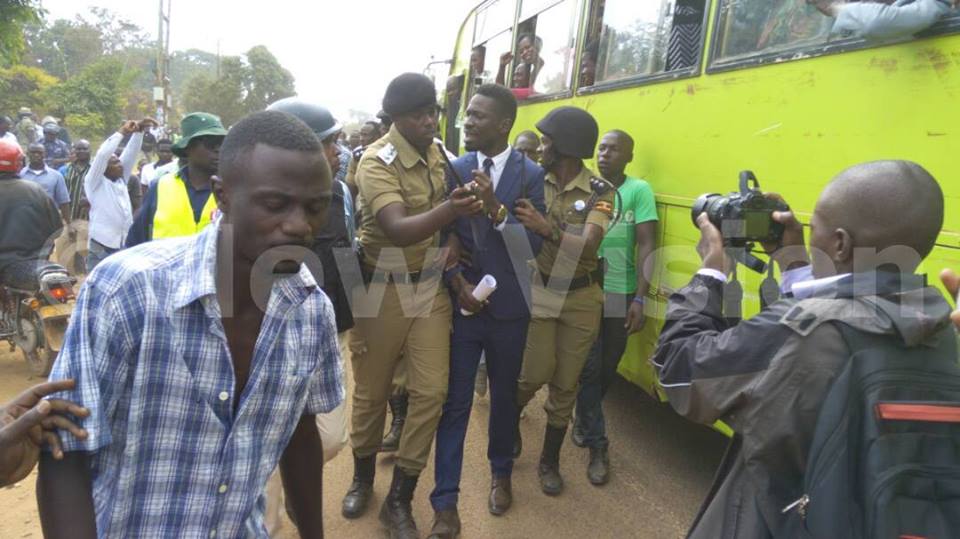 Update: Bobi Wine transferred to Kira Road Police