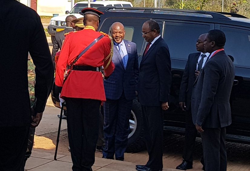 President Nkurunziza in Tanzania on one day state visit
