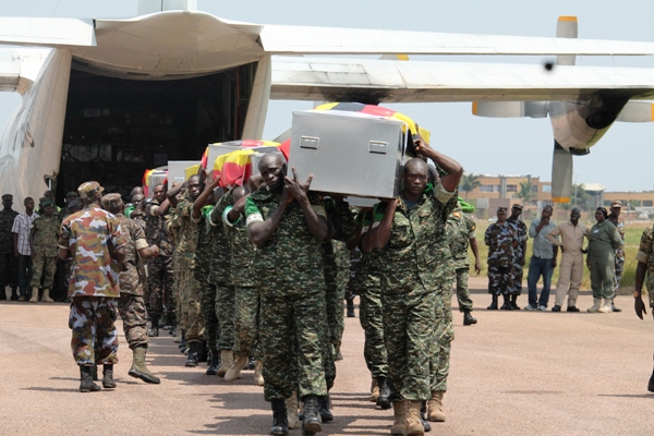 Bodies of UPDF soldiers killed in Somalia to be returned tomorrow