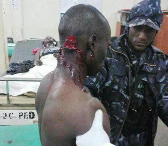 ‘Rebels’ raid police station, hack officer and steal guns