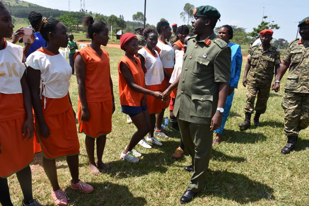 Photos: Muhoozi in early Xmas party with Kakiri children