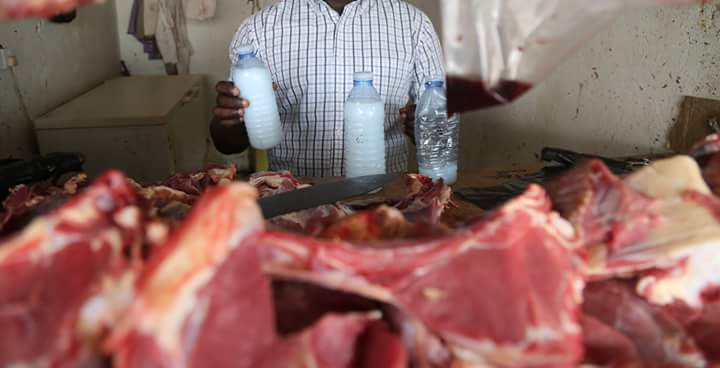 Photos: 2 men arrested in Ntinda using dead body chemical to preserve meat