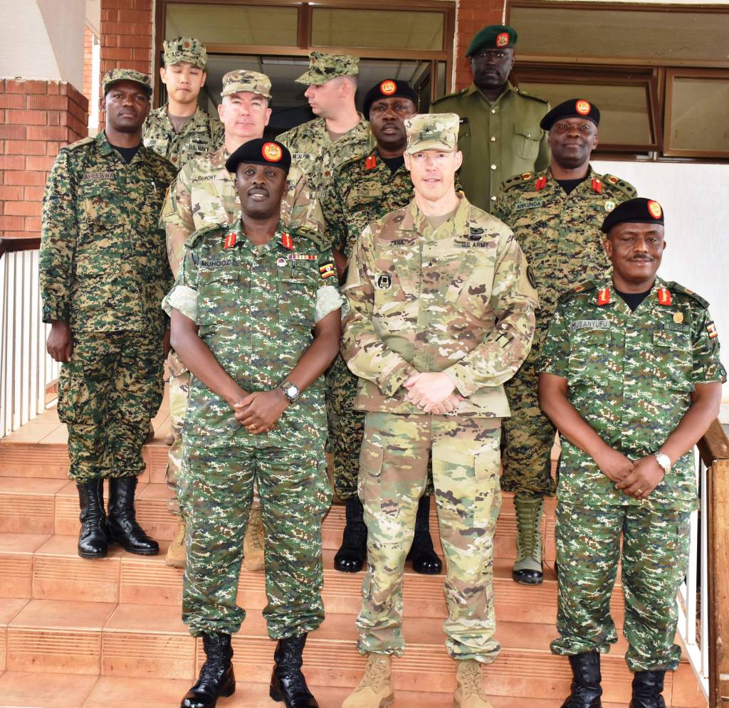  Muhoozi, U.S Gen Zana Hold Talks on Somalia