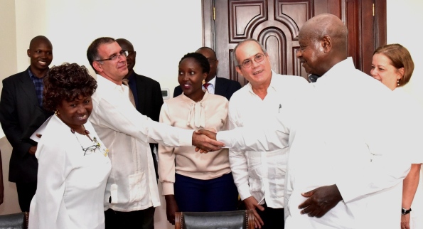 Cuban Doctors Arrive in Uganda; Meet Museveni at State House