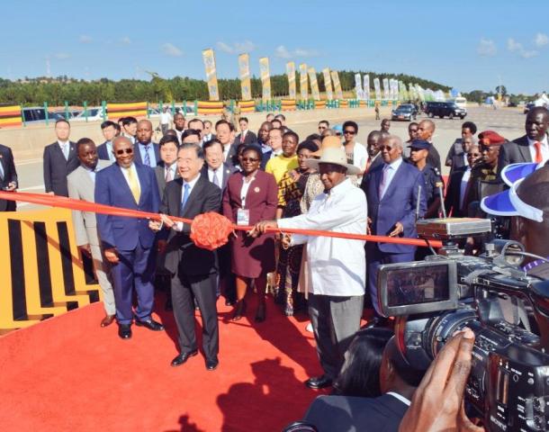Story in Pictures: Entebbe Express Highway Officially Opened
