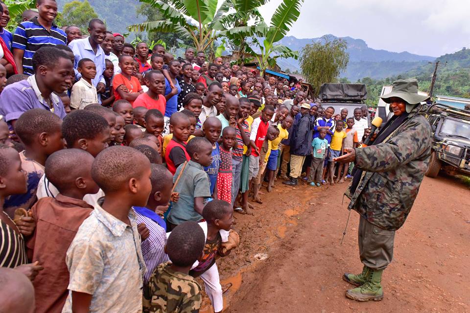 My People Let Me Down; Museveni Apologizes in Bududa