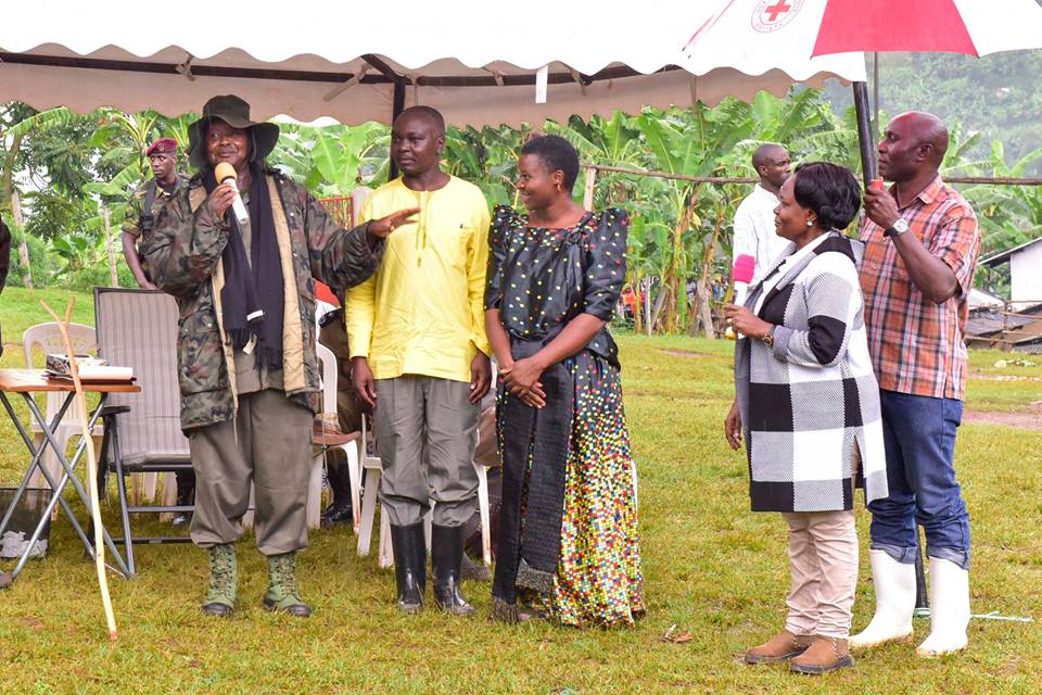 My People Let Me Down; Museveni Apologizes in Bududa
