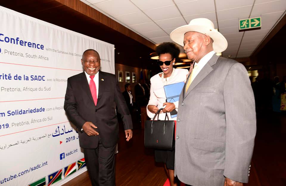 Museveni, Ramaphosa Hold Talks