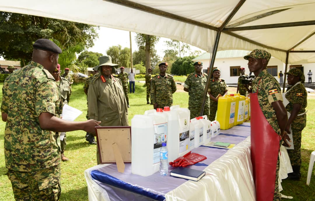 Photos: Museveni Praises Masaka Armoured Brigade