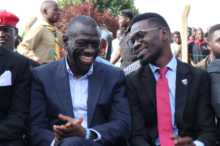 People Power Loyalists Protest Besigye- Bobi Wine Alliance