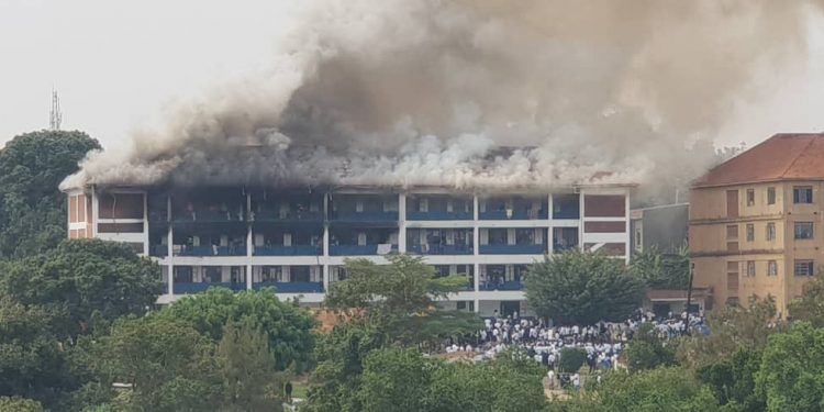 Fire Guts Namirembe Hillside School