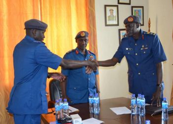 Brig. Charles Okidi Takes over Chief of Staff AirForce Office