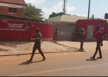 Developing Story: Army, Police Seal off Gulu Bar ahead of Bobi Wine’s Planned Consultative Meeting