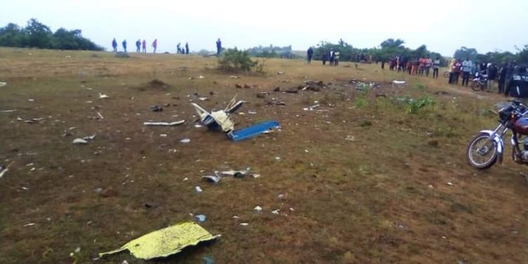 Photos Show Grim Wreckage of UPDF Helicopter Crash