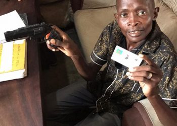 Besigye’s Man Arrested with Teargas Canister, Fake Gun on his way to OPM to Deliver COVID-19 Relief