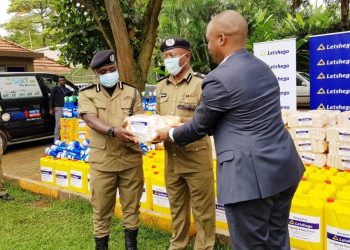 Letshego Donates $10000 to Uganda Police to Support COVID-19 Operations
