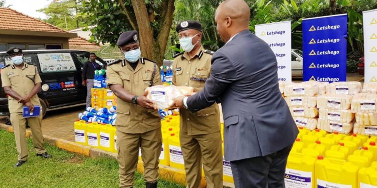 Letshego Donates $10000 to Uganda Police to Support COVID-19 Operations
