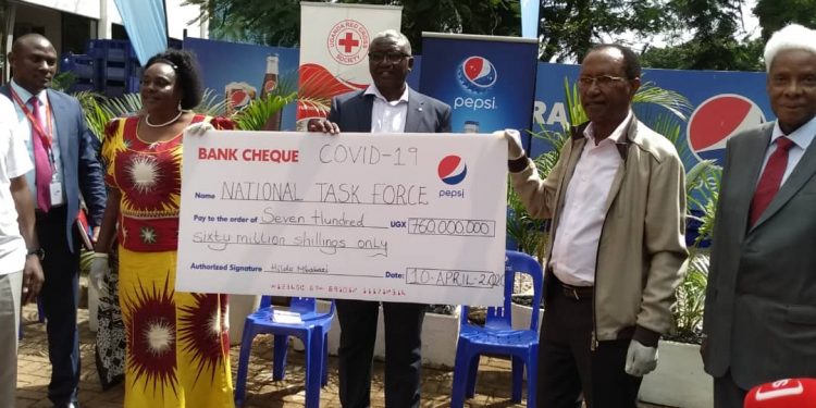 Pepsi Beefs up Boxes of Water with shs 760M Donation to COVID-19 Fight