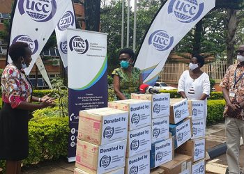 UCC Donates Protective Equipment worth shs.60M to Fight COVID-19