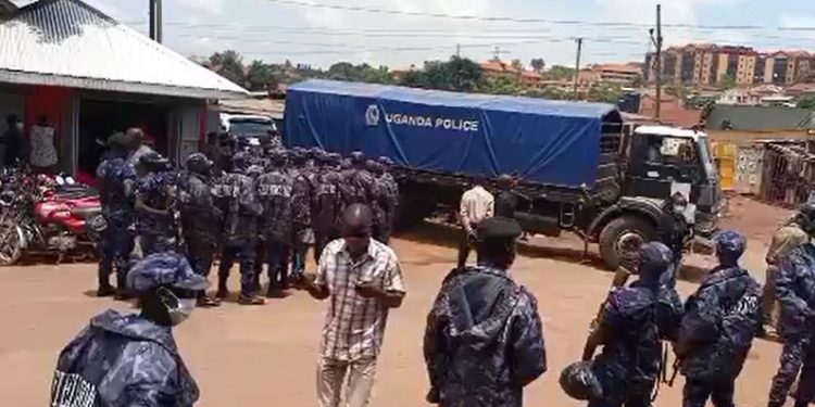 Army, Police seal off NUP Headquarters