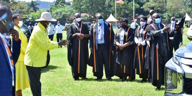 Photos: Nominated Museveni vows to Crush presidential candidates working with Foreigners to cause Anarchy 