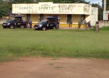 Police seals off Soroti grounds to Protect  COVID patients in the nearby Hospital as POA launches Barefoot Revolution 