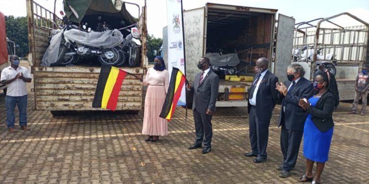 Districts Receive 135 Motorcycles for Sage Programme