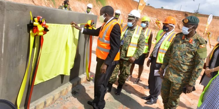 Gen Mugira, Kasaija commission First free Zone at Entebbe airport