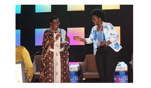 MUBS, Rotary International award Mercy Kainobwisho for Excellent leadership