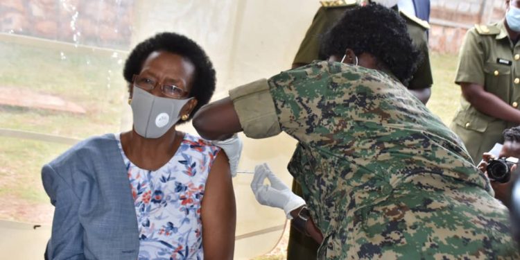 PHOTOS: UPDF kicks off COVID-19 vaccination Drive  