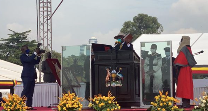 Museveni Sworn In: I will Bear True Allegiance to Republic of Uganda