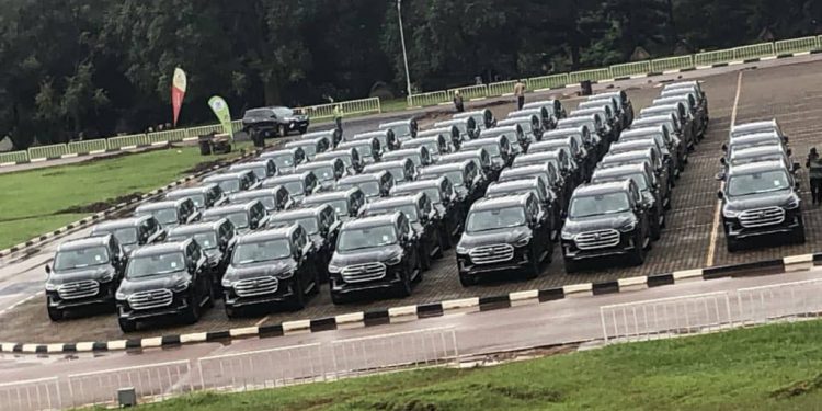 China donates 70 SUVs to Uganda ahead of Museveni’s Swearing in