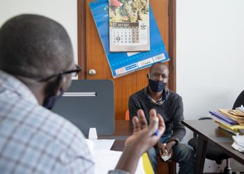 Photo: Col. Nakalema arrests Runaway teacher who Beat Kings Primary School pupil to Death