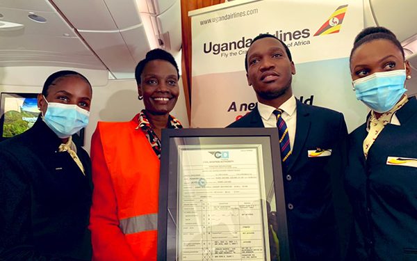 MILESTONE: After acquiring Operator Certificate for Airbus A330, Uganda Airlines kicks off Commercial Flights to Dubai, London, China
