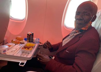 Uganda Airlines brings 74-year-old Good Samaritan, Wilson Dhabangi’s, Fantasy to Reality