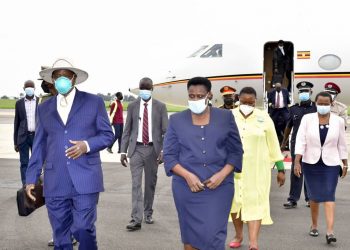 Museveni returns Home after Selling Uganda to the World