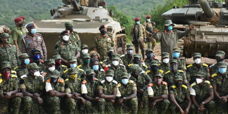 Museveni roots for Combined arms Combat operations