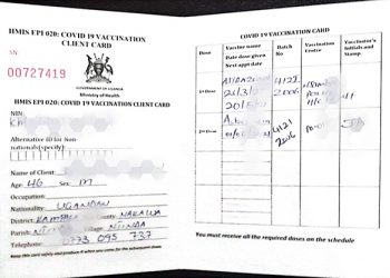 Government hospital Cleaner arrested Vending Covid vaccination Card at 50k