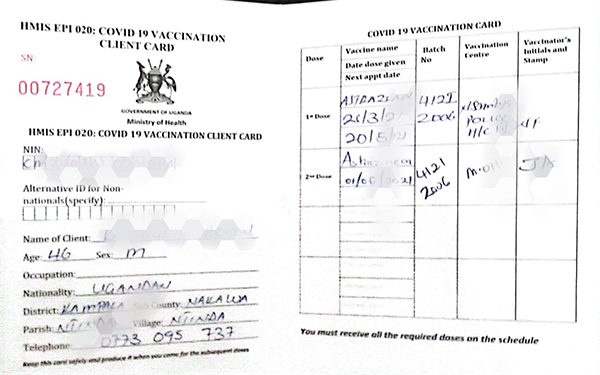 Government hospital Cleaner arrested Vending Covid vaccination Card at 50k
