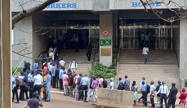 Midterm Access: Masses storm NSSF to Get their money