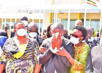GRIEF-TEARS-PAIN: Among, Tayebwa break Down as Oulanyah’s body Returns