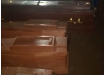 Video: Grief as Bodies of 6 family Members killed in Masaka accident are Returned home