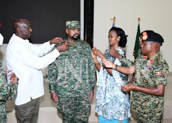 PHOTOS: Kampala paralyzed as Gen. Muhoozi Kainerugaba is Decorated