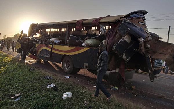 Grief as 16 Perish in Oyam bus Crash