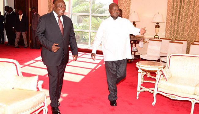President Museveni leaves for South Africa today