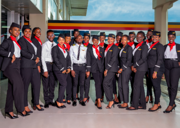 Students of Uganda Aviation Training Institute.