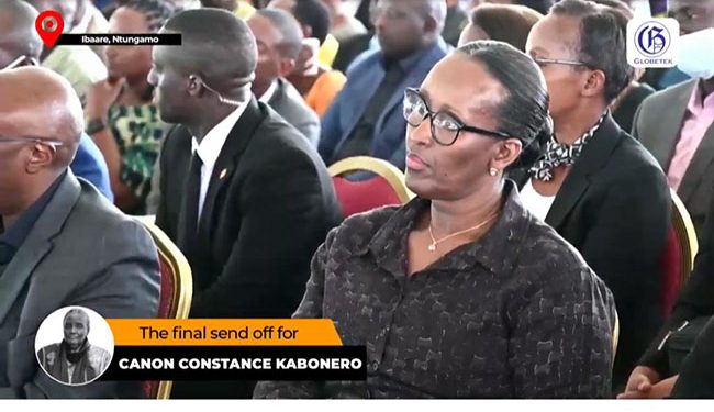 Rwanda’s First Lady in Ntungamo for Burial of Kabonero’s mother