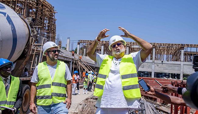 Construction works for East Africa’s top Convention Centre-Speke Resort- now at 75% as Sudhir moves to Beat deadline