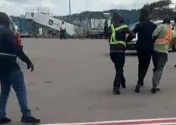 Security picks Bobi Wine from Plane on Arrival at Entebbe Airport