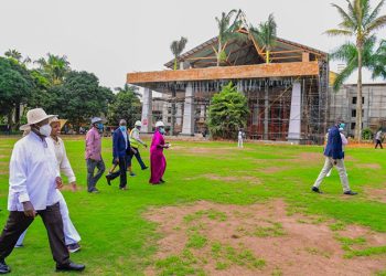 Museveni expresses Satisfaction with Speke Resort Convention Center progress as Construction reaches 89%